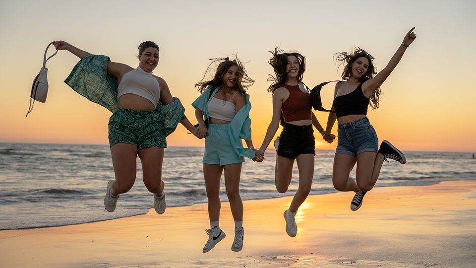 Viajeros de Estudiantes Viajeros durante su viaje de fin de curso
